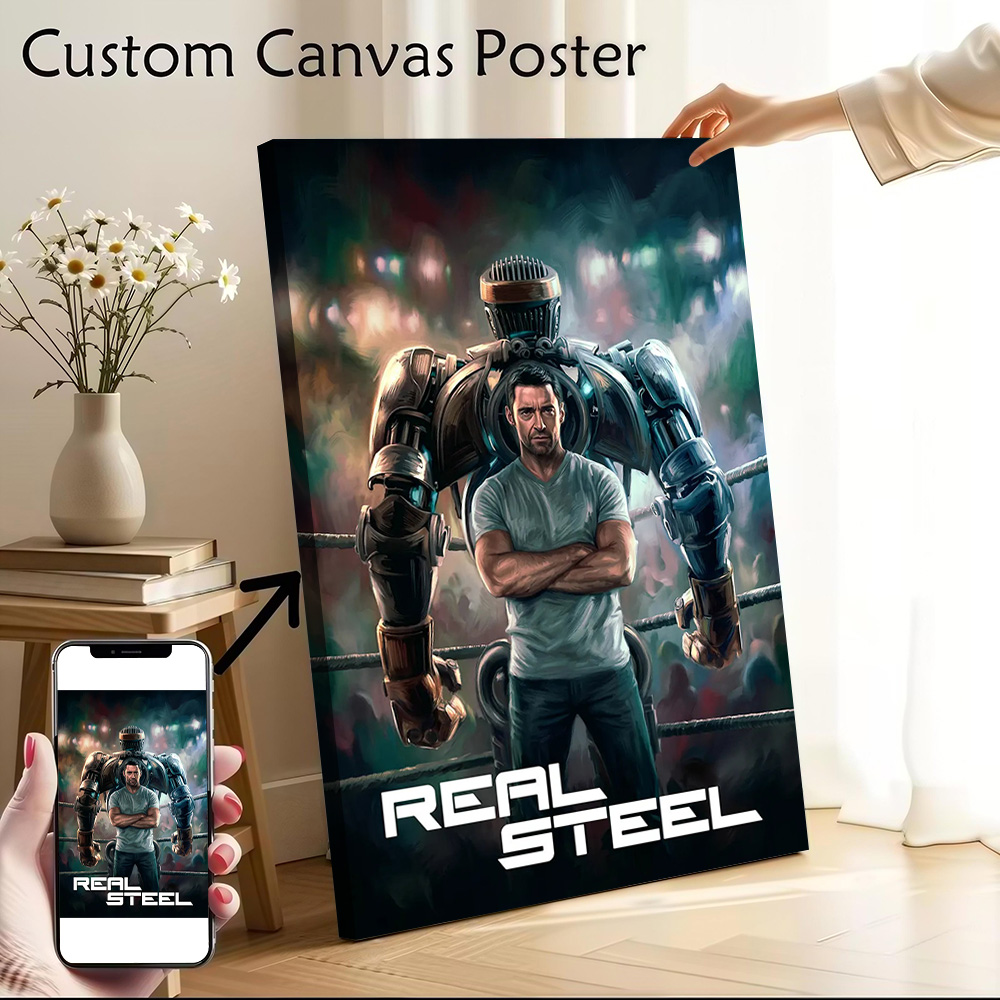 Gaming Accessories Photo - Real Steel Movie Canvas Wall Art