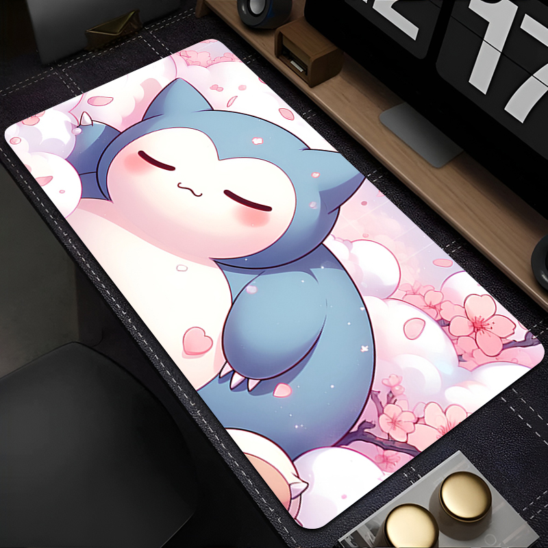 Gaming Accessories For Table - Mouse Pad 90x40cm Pokemon Snorlax PC
