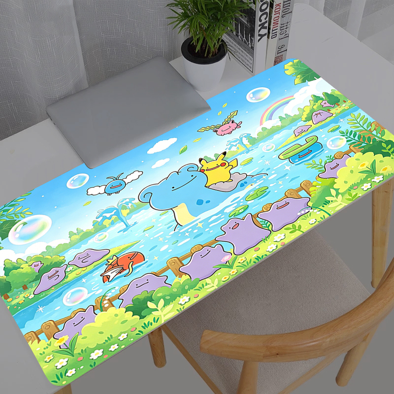 Gaming Accessories For Table - Mouse Pad Pokemon Pikachu Anime Durable