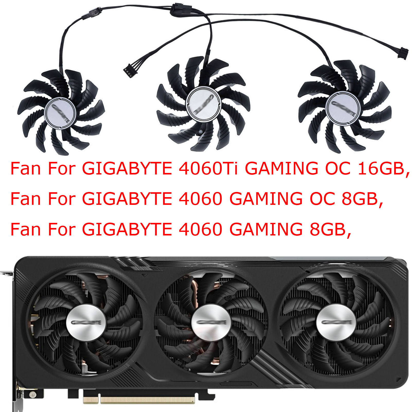 Gaming Set Accessories - GPU Video Cards Fan,For GIGABYTE RTX