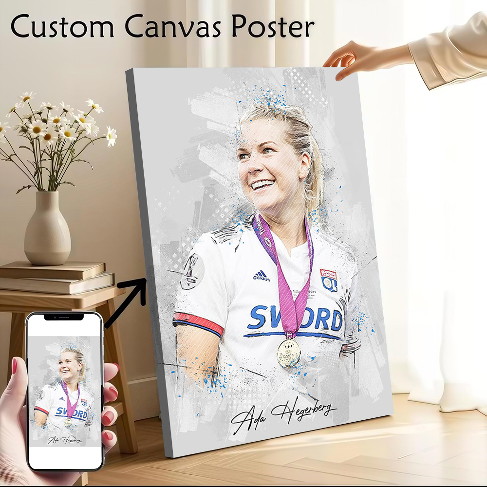 Gaming Accessories Photo - Ada Hegerberg Canvas Wall Art Poster