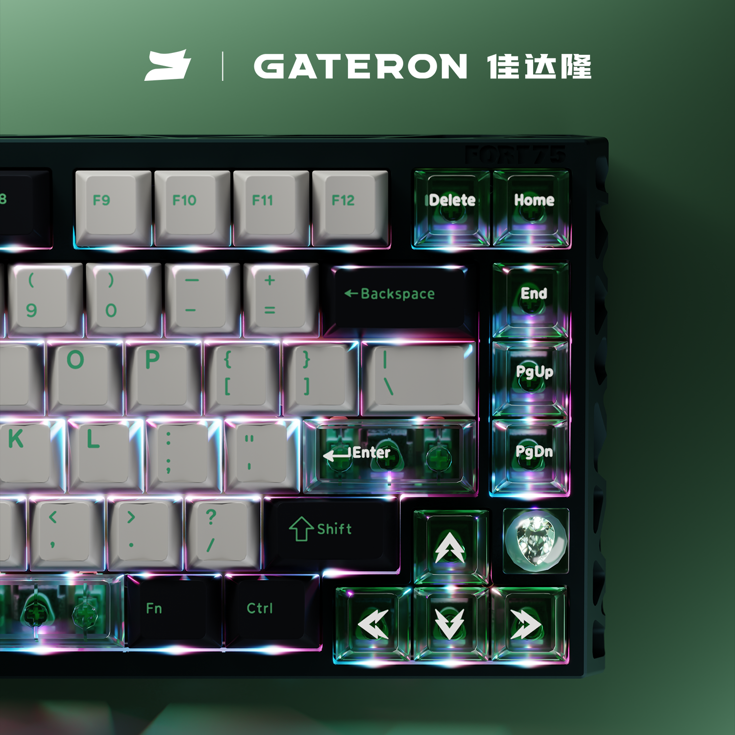 Gaming Set Accessories - GATERON FORT75 Keyboard Set, Custom GT75