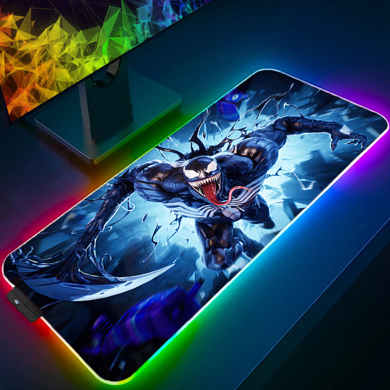 Venom Gaming Accessories - RGB Mouse Pad Edge White Gamer