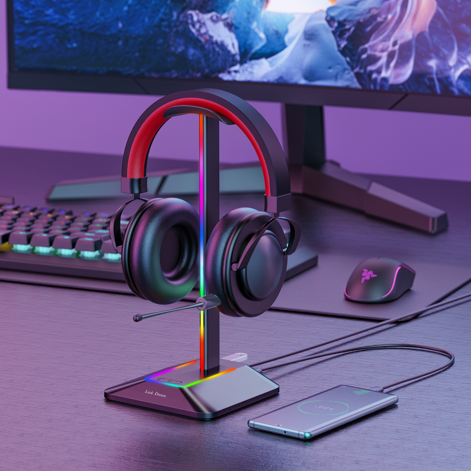 New Bee Z8 RGB Headphones Stan – Gaming Set Accessories Bewertung und Preis