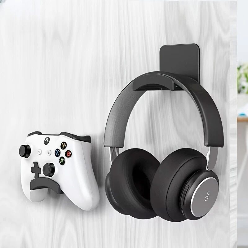 4Pcs Black Adhesive Headphone  – Gaming Accessories For Desk Bewertung und Preis