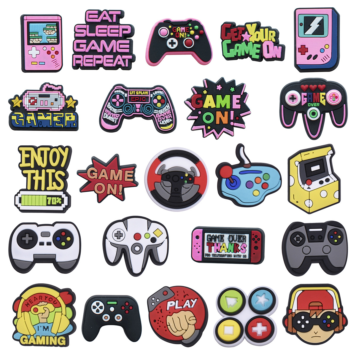 Game Shoe Charms for Crocs Acc – Gaming Accessories Boys Bewertung und Preis