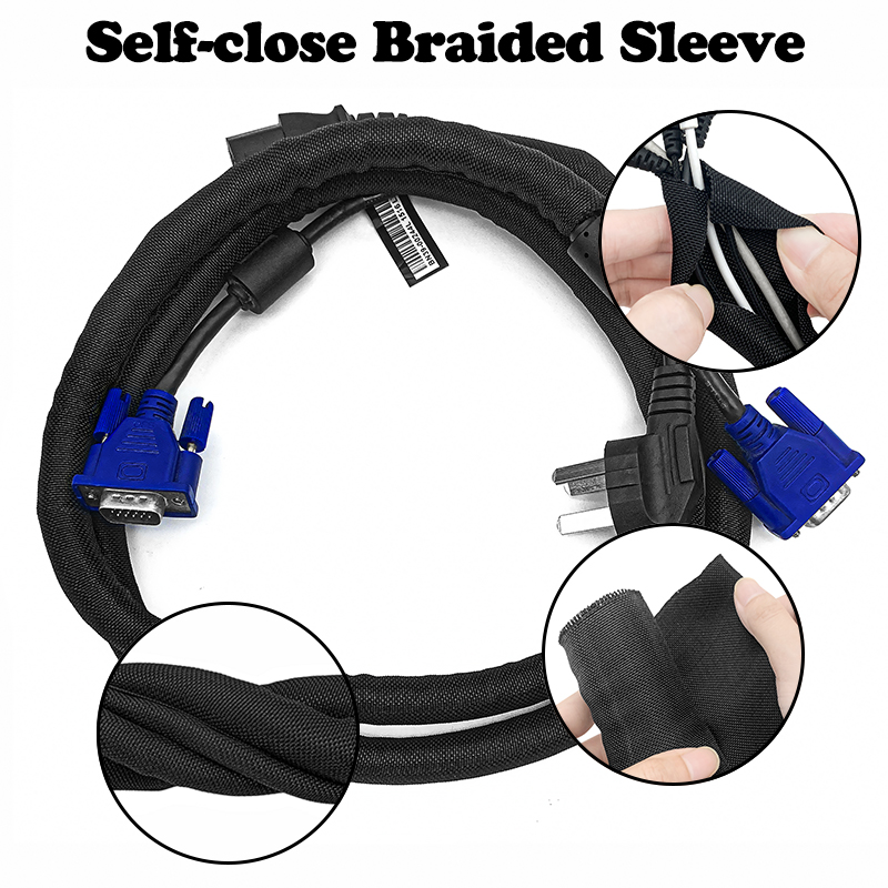 5/10M Self Closing PET Braided – Cable Sleeve Braided Bewertung und Preis
