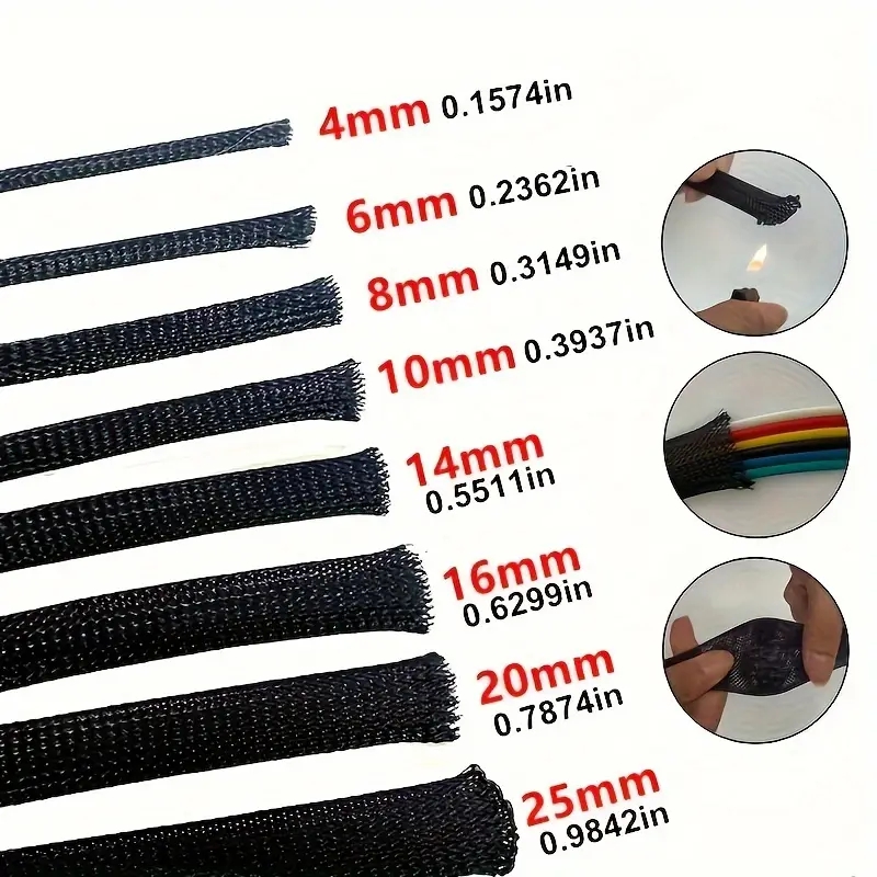 10m /32.8 Feet Pet Expandable  – Cable Sleeve Braided Bewertung und Preis