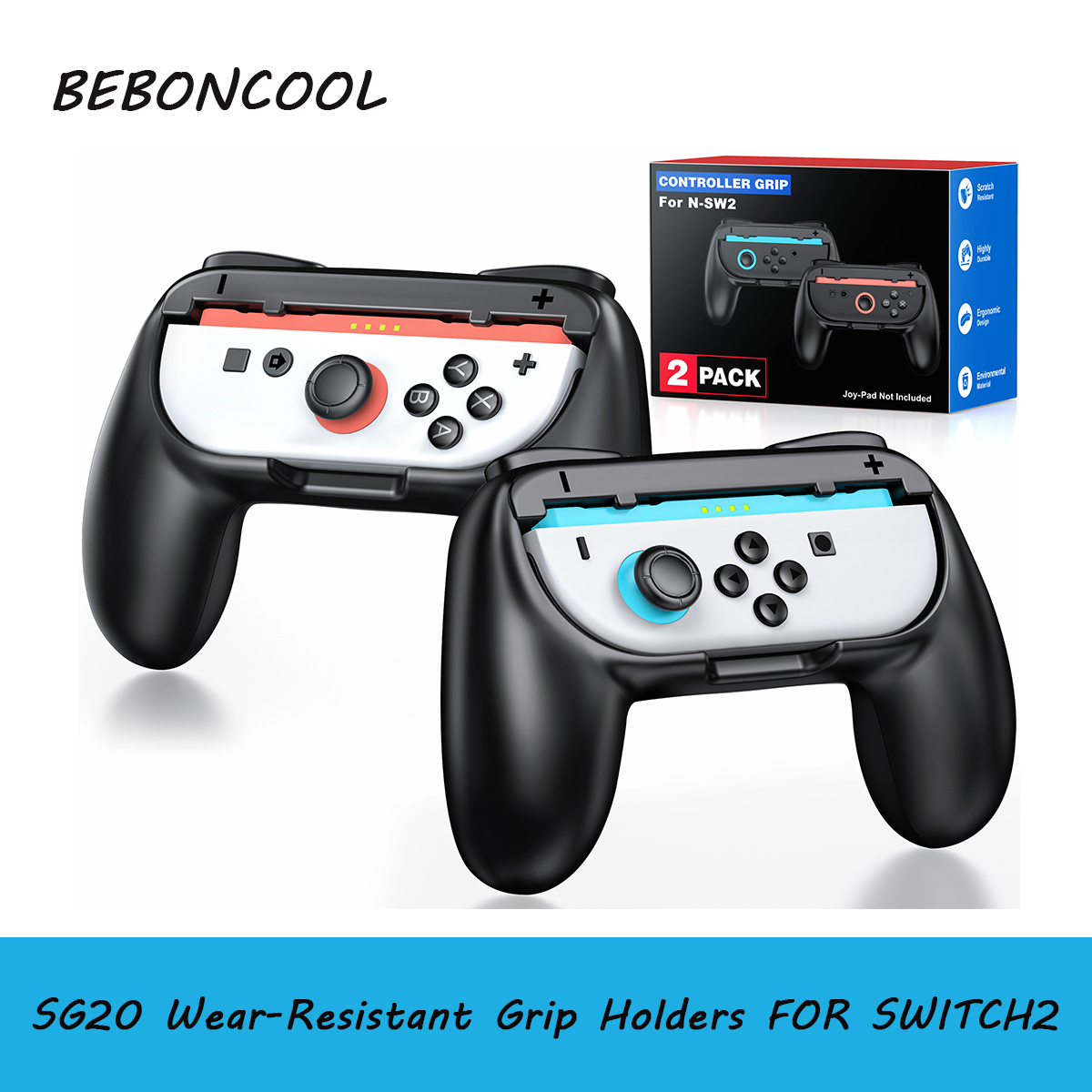 BEBONCOOL SG20 2 PCS Wear-Resi – Gaming Kit Accessories Nintendo Switch Bewertung und Preis