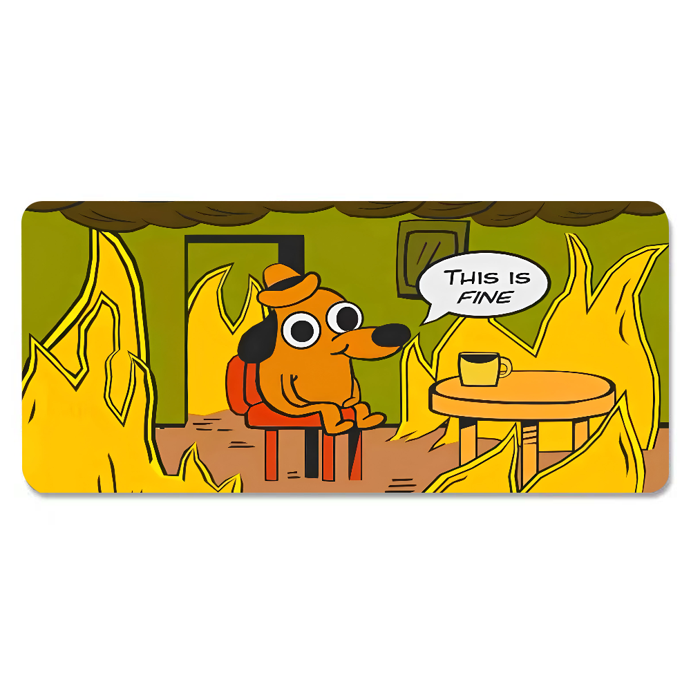 This Is Fine Dog Dachshund Mou – Gaming Accessories Wholesale Bewertung und Preis