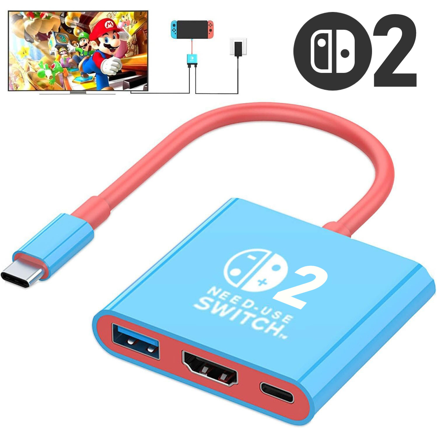 For Switch2 Type C Docking Sta – Gaming Kit Accessories Nintendo Switch Bewertung und Preis