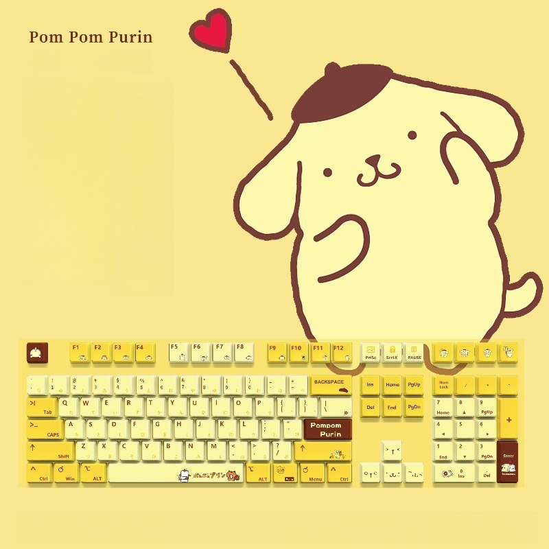 PomPomPurin Keycap Set for Gam – Gaming Set Accessories Bewertung und Preis