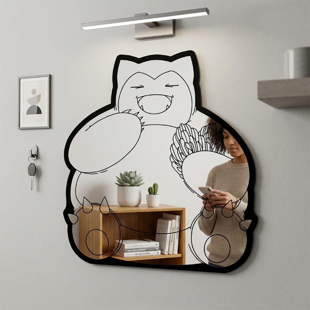 Cute Snorlax Outline Wall Hang – Accessories For Your Gaming Room Bewertung und Preis