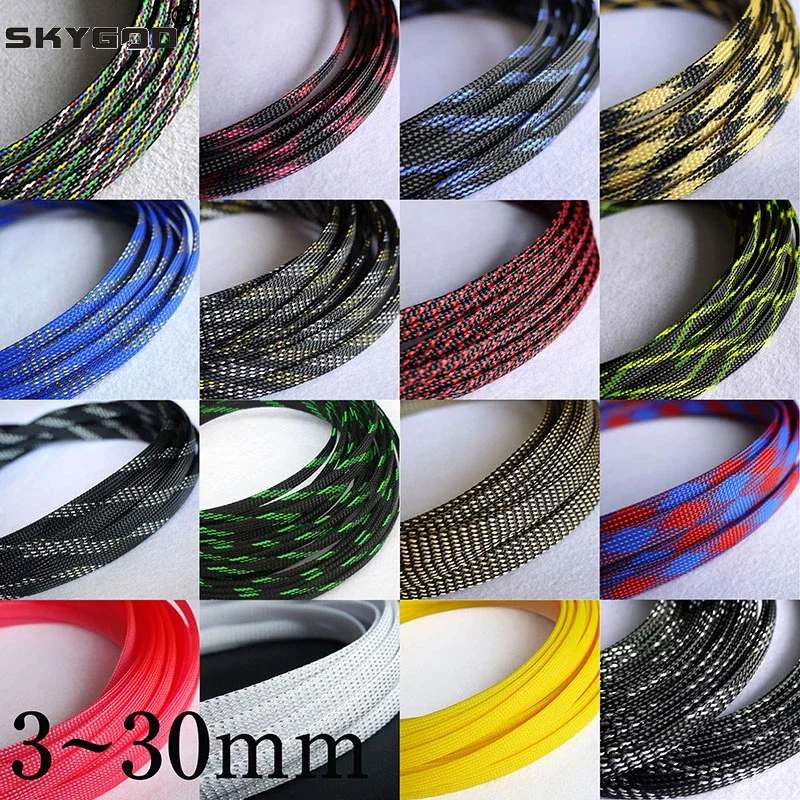 5M New Tight High Density PET  – Cable Sleeve Braided Bewertung und Preis