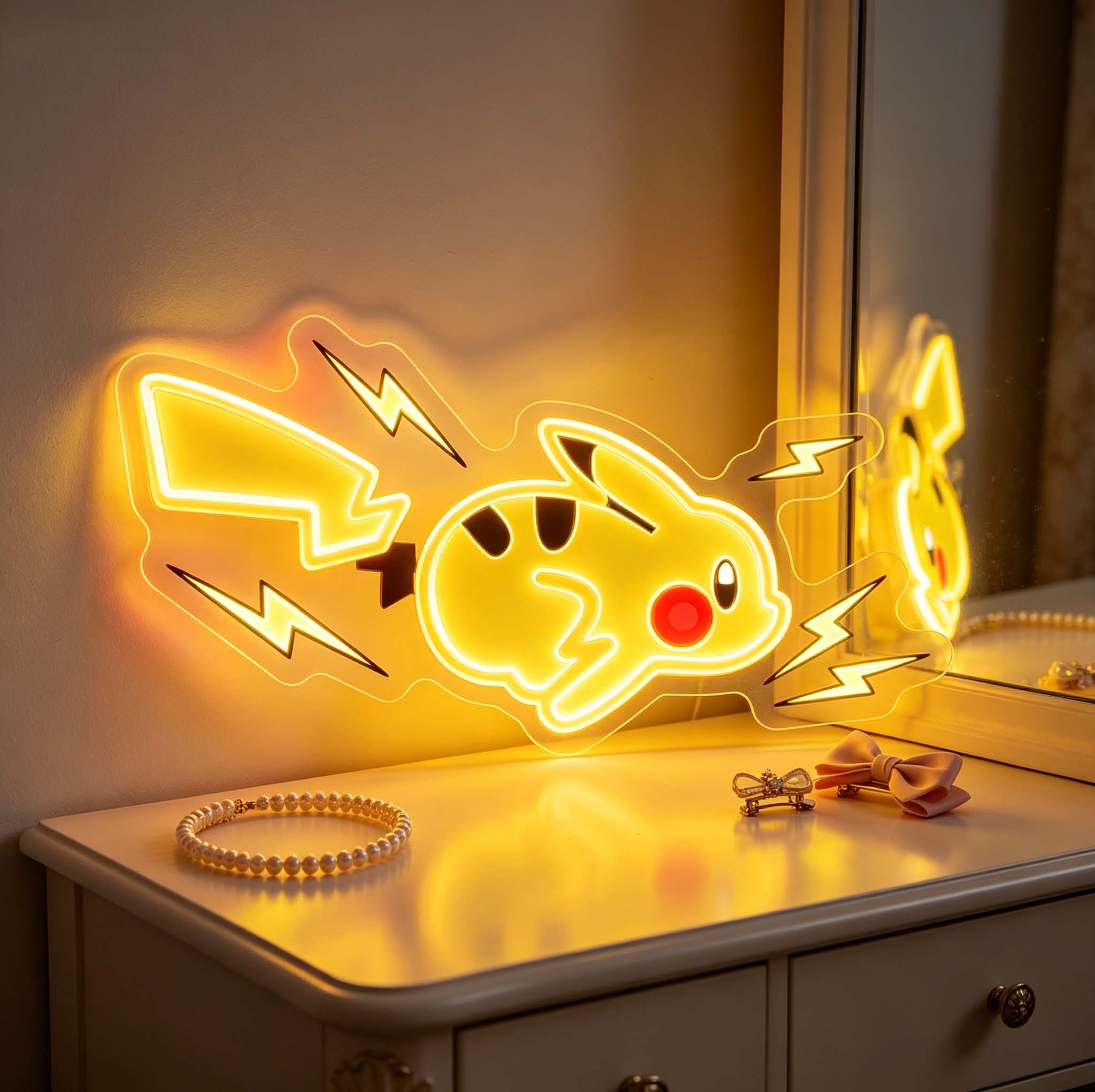 Pikachu Neon Sign LED USB Dimm – Accessories For Your Gaming Room Bewertung und Preis