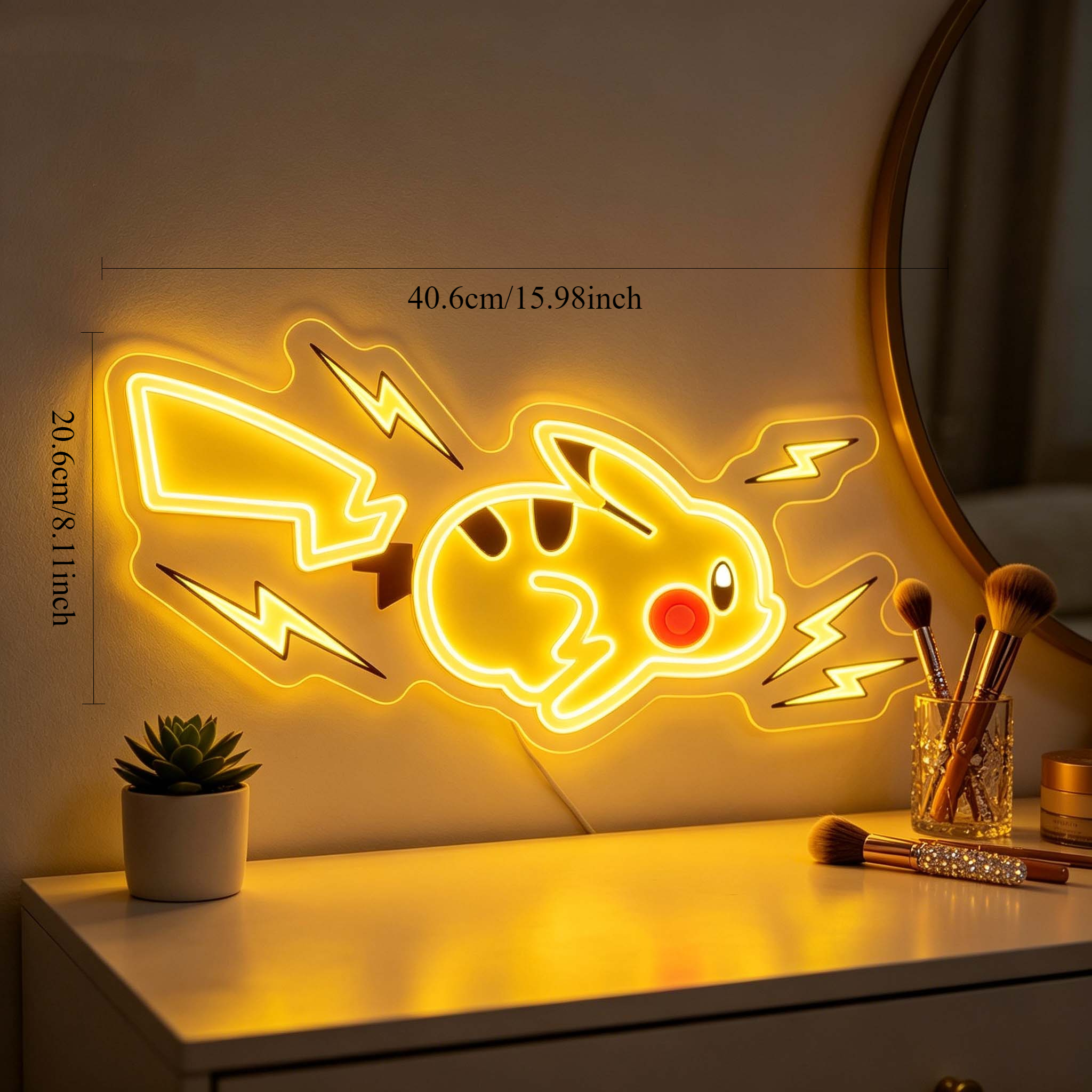 Pikachu Neon Sign LED USB Dimm – Accessories For Your Gaming Room Bewertung und Preis