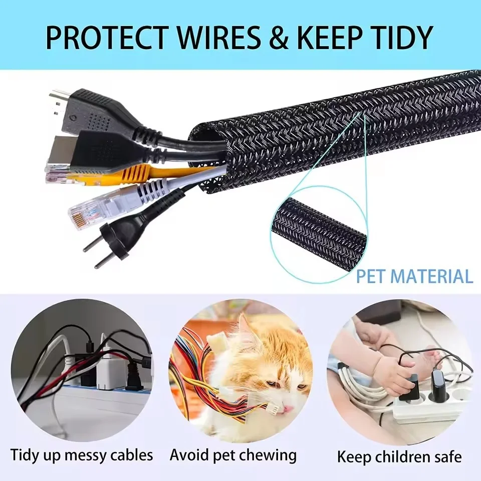 Cable Sleeve Self Closing PET  – Cable Sleeve Braided Bewertung und Preis