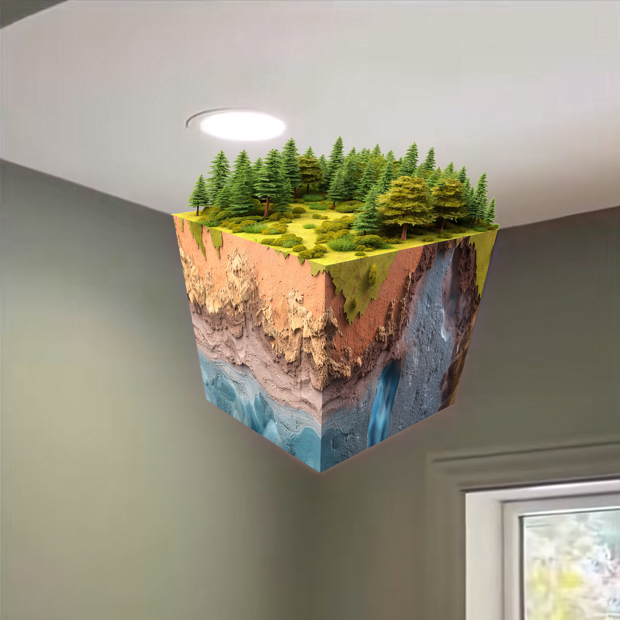 Realistic 3D Grass Cube Wall D – Gaming Accessories Boys Bewertung und Preis