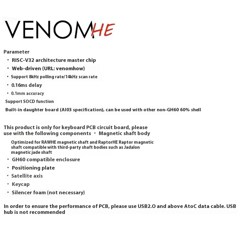 Geonworks Venom 60 HE Magnetic – Venom Gaming Accessories Bewertung und Preis