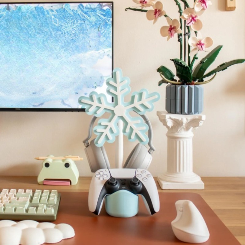 Snowflake Headphone Stand 3D P – Gaming Accessories To 3D Print Bewertung und Preis