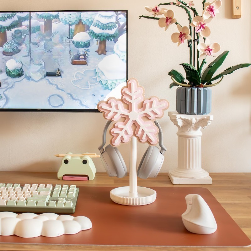 Snowflake Headphone Stand 3D P – Gaming Accessories To 3D Print Bewertung und Preis