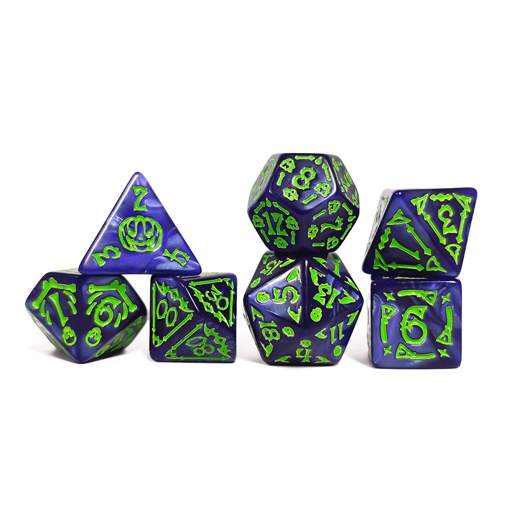 Cthulhu Dark Blue & Neon Green – Gaming Set Accessories Bewertung und Preis