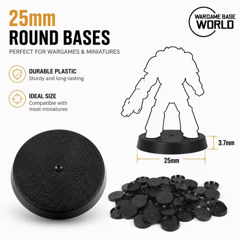 25mm Round Plastic Bases For G – Gaming Accessories For Table Bewertung und Preis