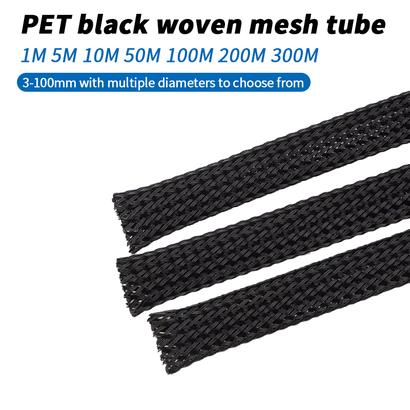 Black Nylon Braided Cable Slee – Cable Sleeve Braided Bewertung und Preis
