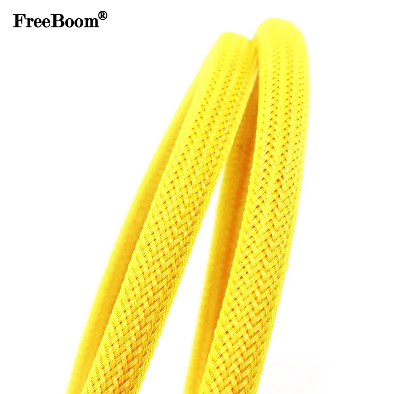 1~50m Yellow PET Braid Sleeve  – Cable Sleeve Braided Bewertung und Preis