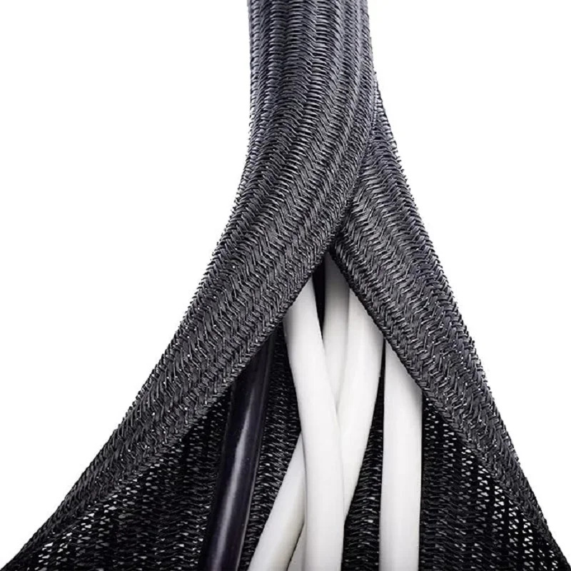 1m 3m 5m braided cable sleeve  – Cable Sleeve Braided Bewertung und Preis