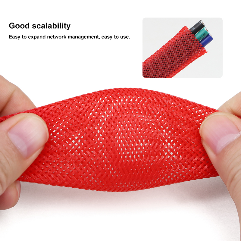 Red Black 2/4/6/8/10/12/14/16/ – Cable Sleeve Braided Bewertung und Preis