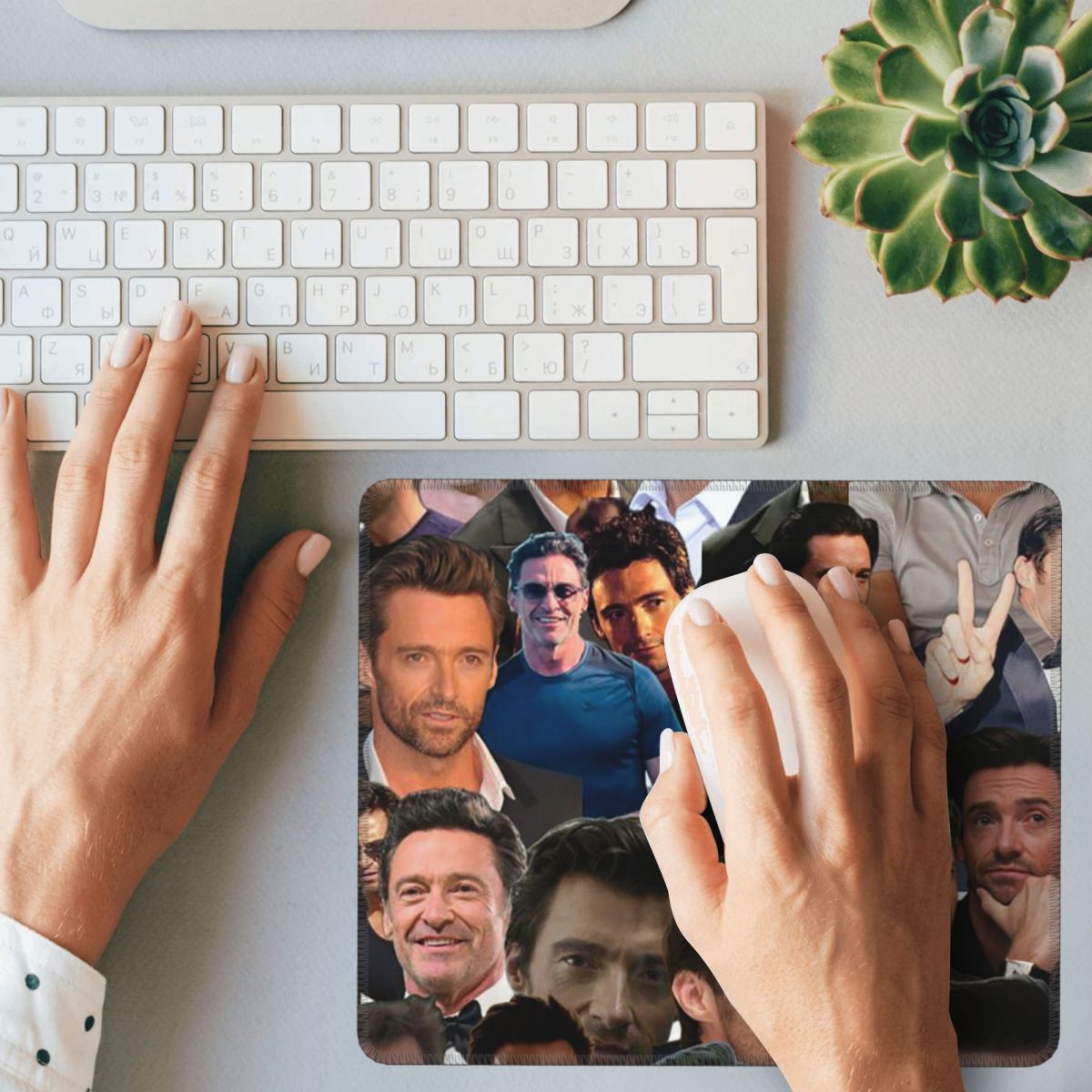 Hugh Jackman Photo Collage (14 – Gaming Accessories Photo Bewertung und Preis