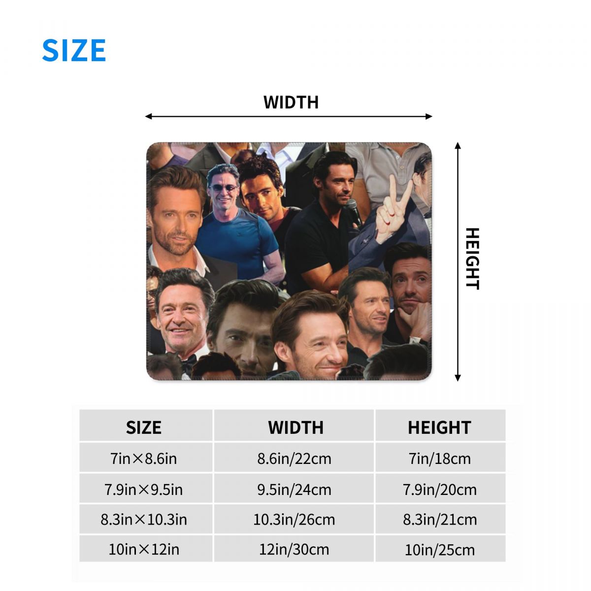 Hugh Jackman Photo Collage (14 – Gaming Accessories Photo Bewertung und Preis