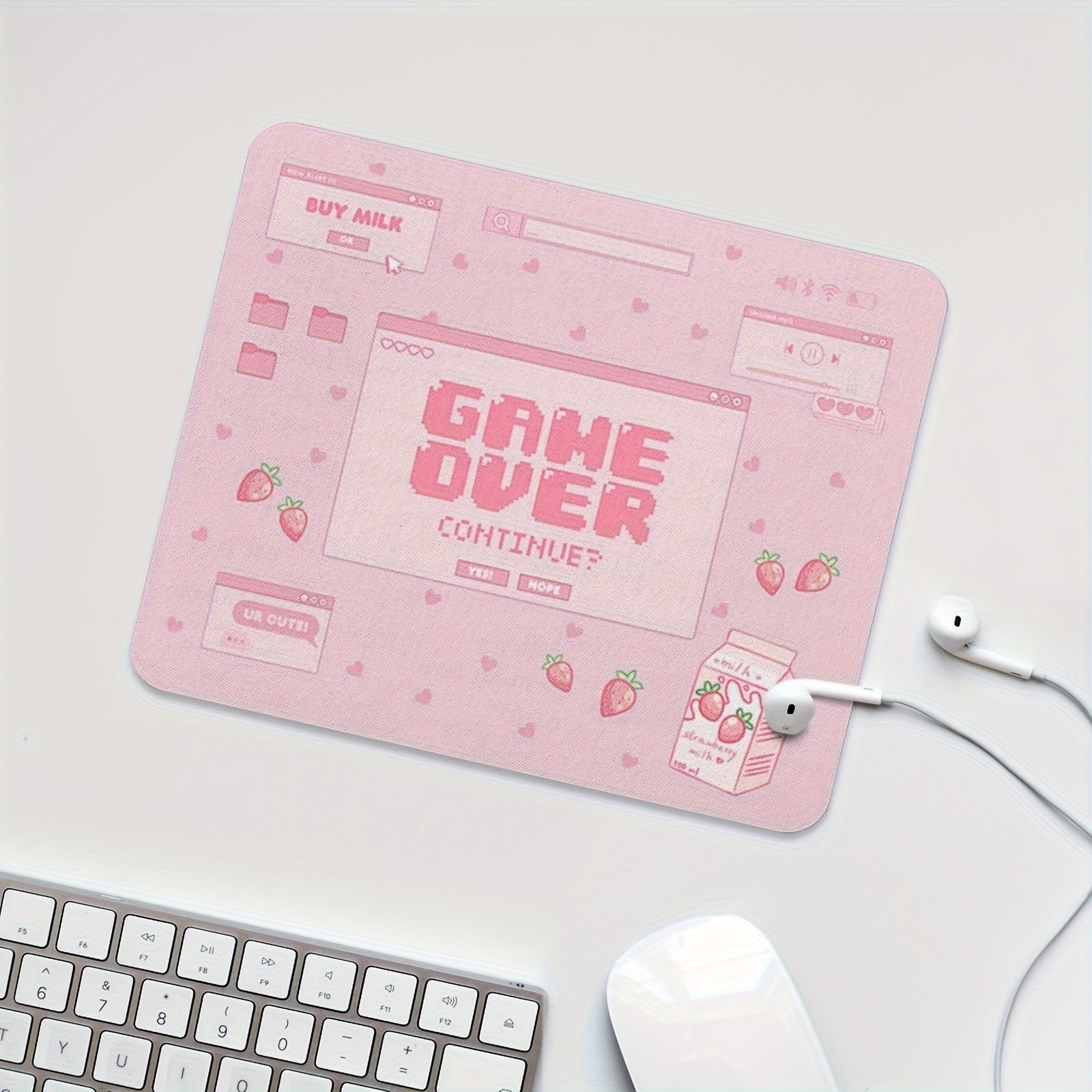 Pink Gaming Mouse Pad Non-Slip – Gaming Accessories Organizer Bewertung und Preis