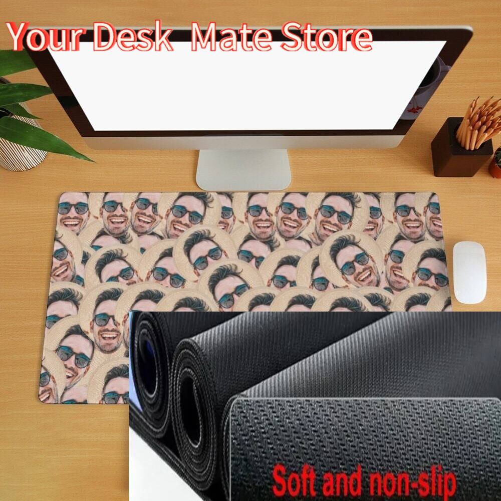 Custom Face Desk Mat Crazy Fac – Gaming Accessories Photo Bewertung und Preis
