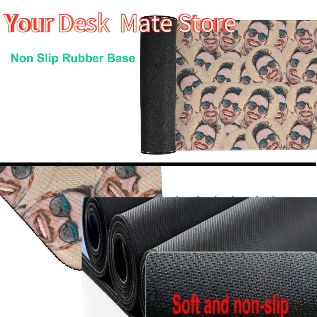 Custom Face Desk Mat Crazy Fac – Gaming Accessories Photo Bewertung und Preis
