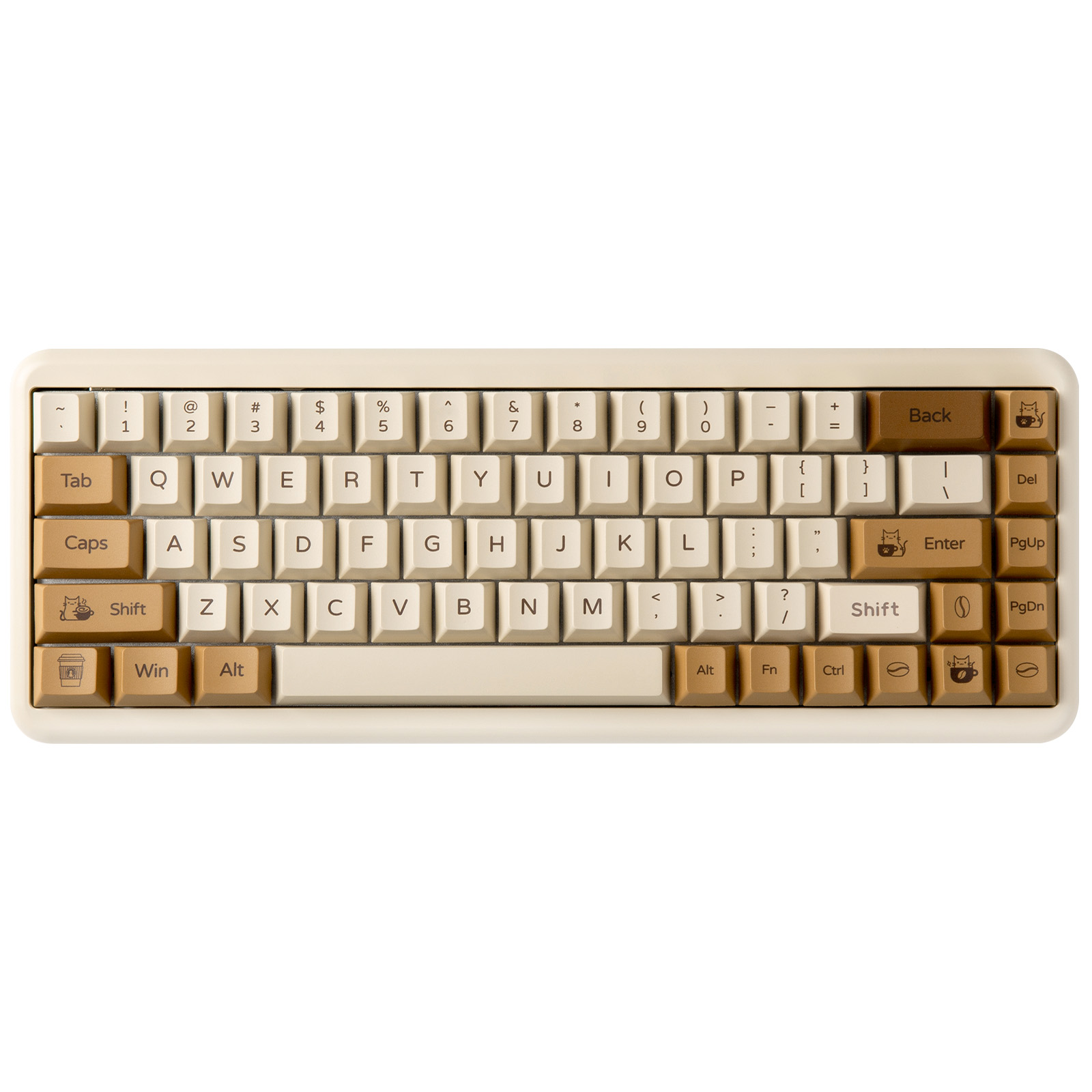 YUNZII Coffee Cat PBT Keycaps, – Gaming Set Accessories Bewertung und Preis