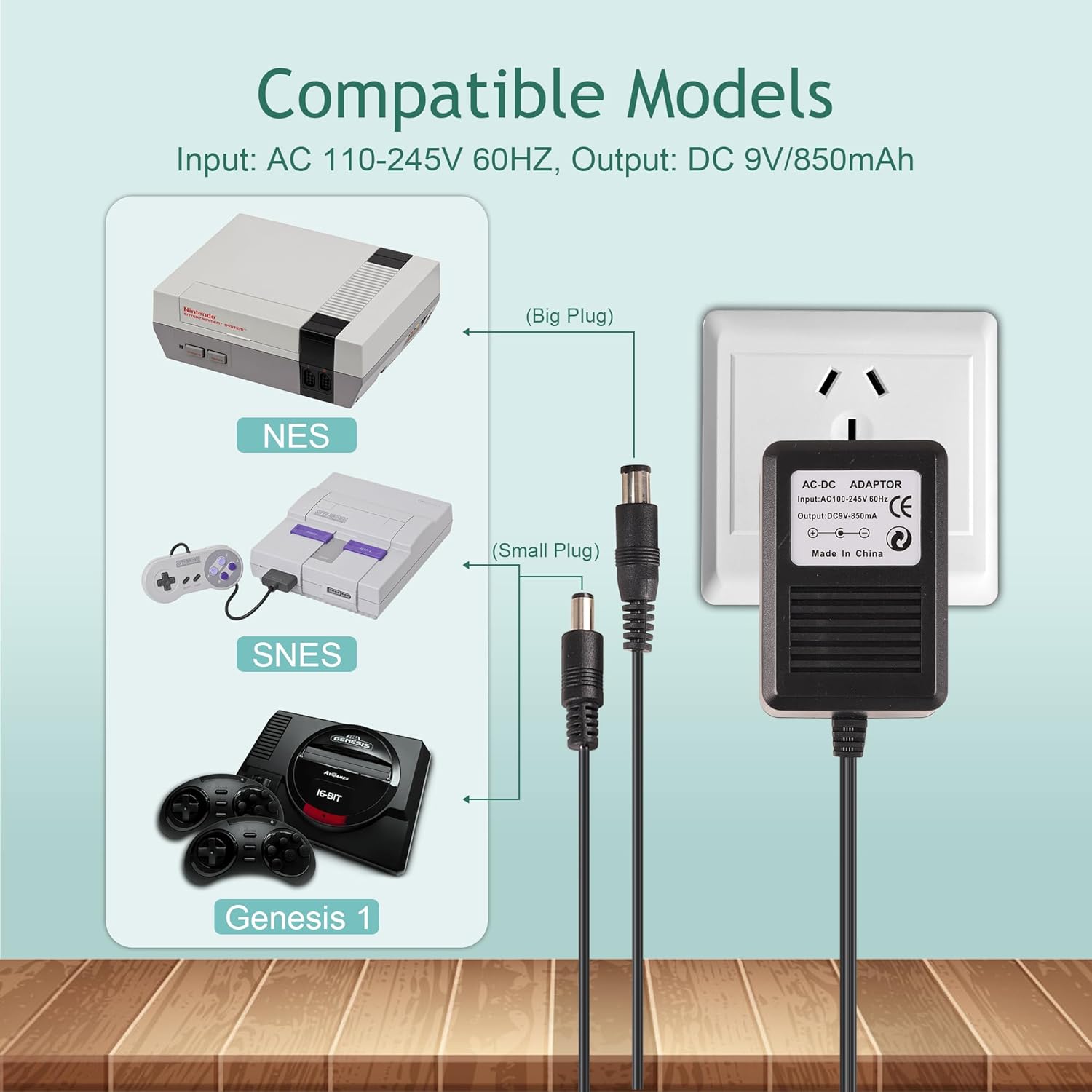 US Plug 3 in 1 AC Power Supply – Gaming Accessories Dropshipping Bewertung und Preis