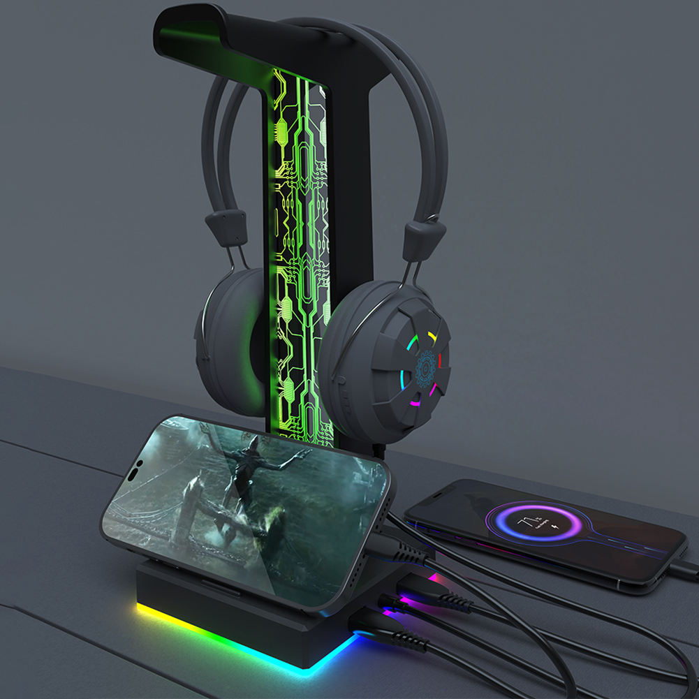 RGB Gaming Headphone Stand Dua – Gaming Set Accessories Bewertung und Preis