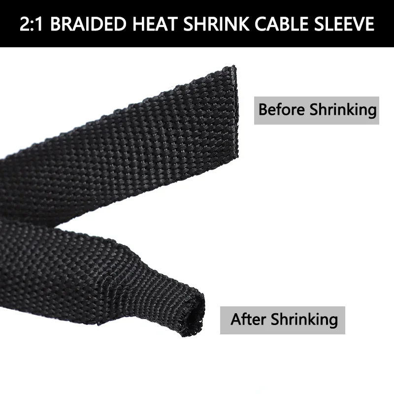 Heat Shrink Braided Cable Slee – Cable Sleeve Braided Bewertung und Preis
